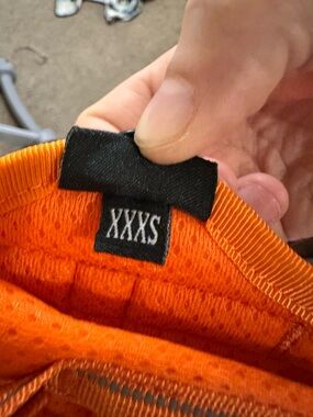 XXXS Orange Dog Harness - Breathable Mesh Small Size